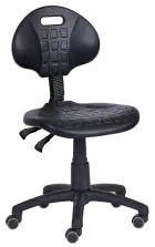 PUR 01 K židle provozní, kříž nylon, bez područek, kolečka na tvrdé podlahy